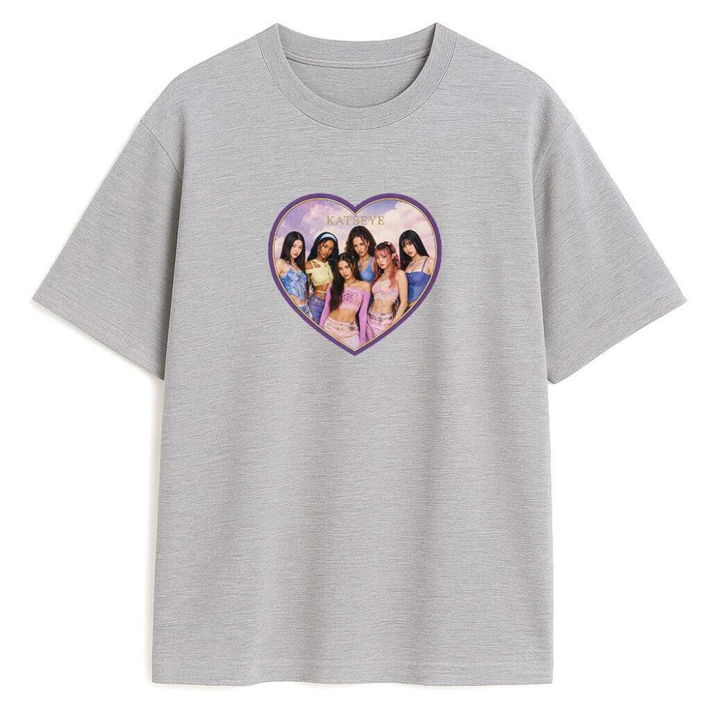 T-shirt Katseye Heart — zdjęcie 2