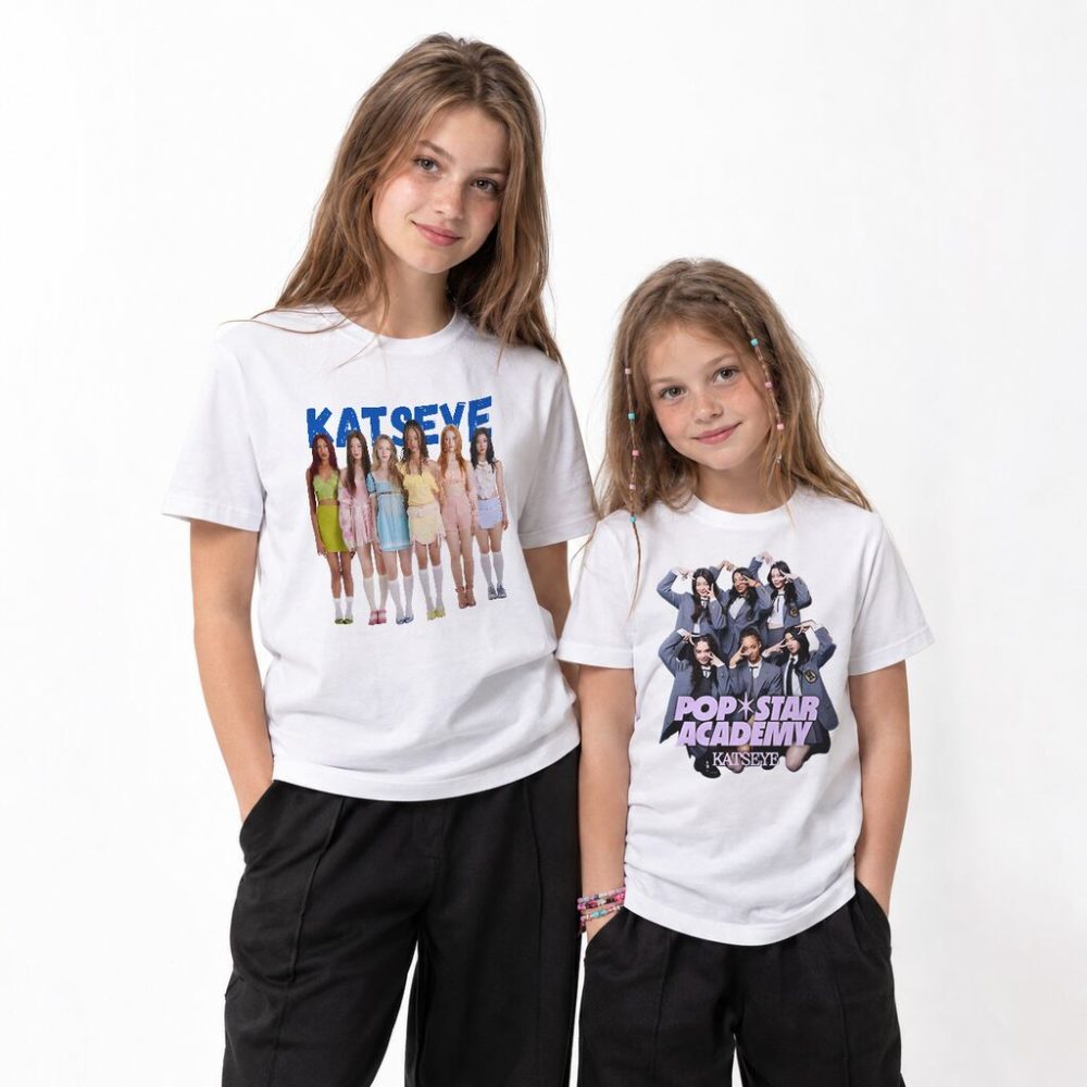 T-shirt Katseye Pastel Kpop Girls — zdjęcie 3